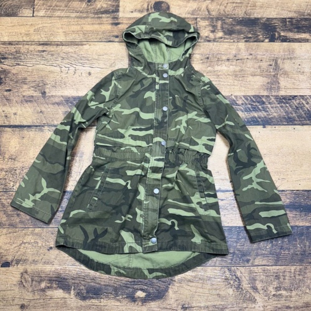 Camouflage Hooded Women's Jacket
